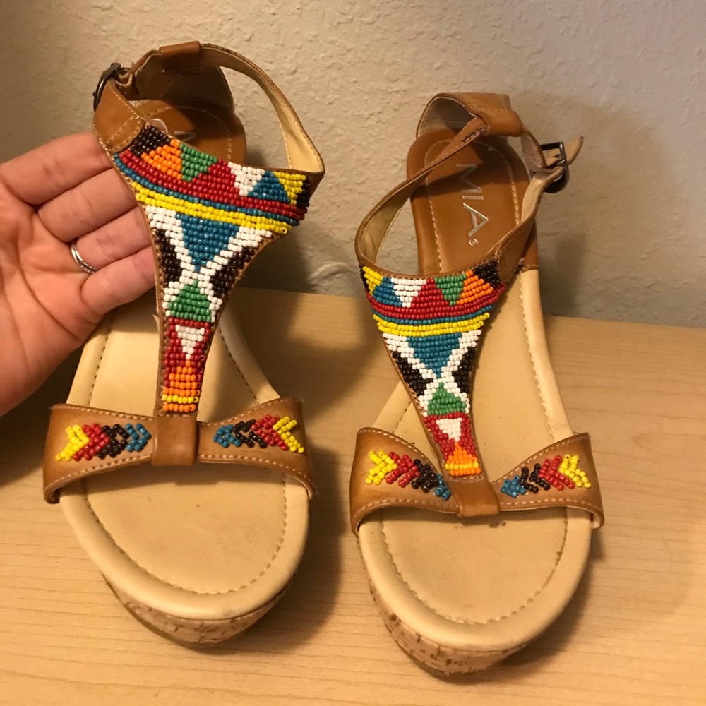 MIA Beaded Wedges ✨